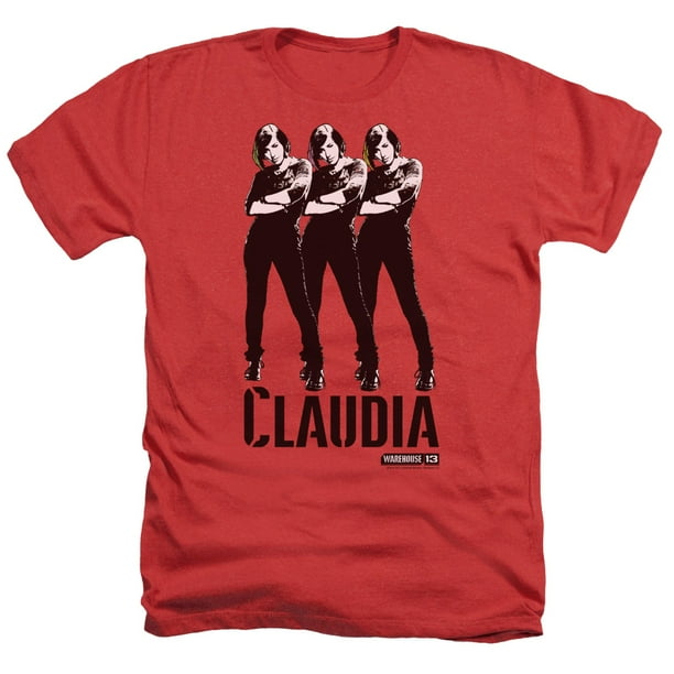 I Love Heart Claudia V-Neck T-Shirt I Love Heart Claudia V-Neck T-Shirt